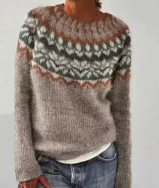 MIRA - RETRO AUTUMN SWEATER FOR STYLE AND WARMTH