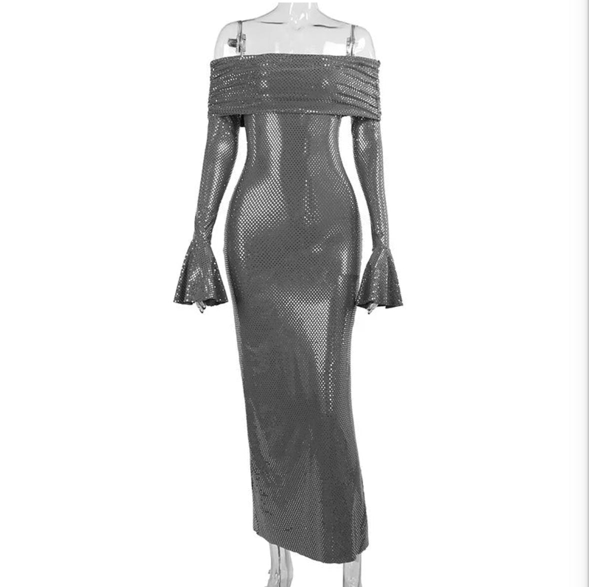 ASTELLA - SPRAY EFFECT DRESS