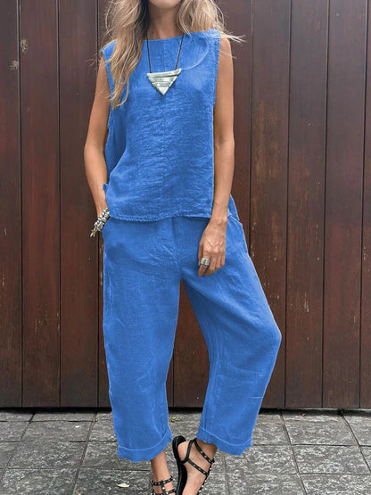 ZENNETH - EFFORTLESSLY STYLISH CASUAL TWO-PIECE ENSEMBLE