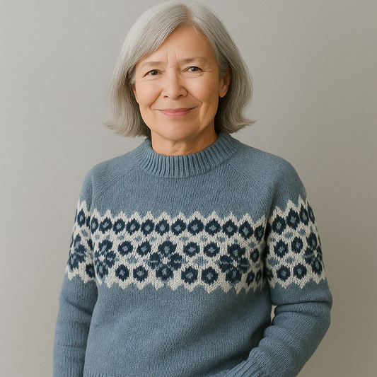 Elegant Jacquard Sweater – Julianna Edition
