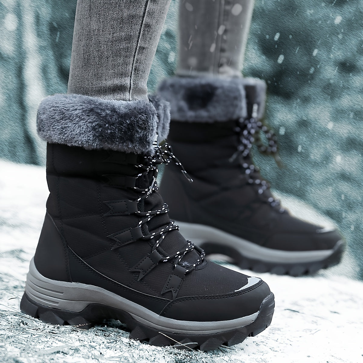 MAYA - WATERPROOF INSULATED SNOW BOOTS
