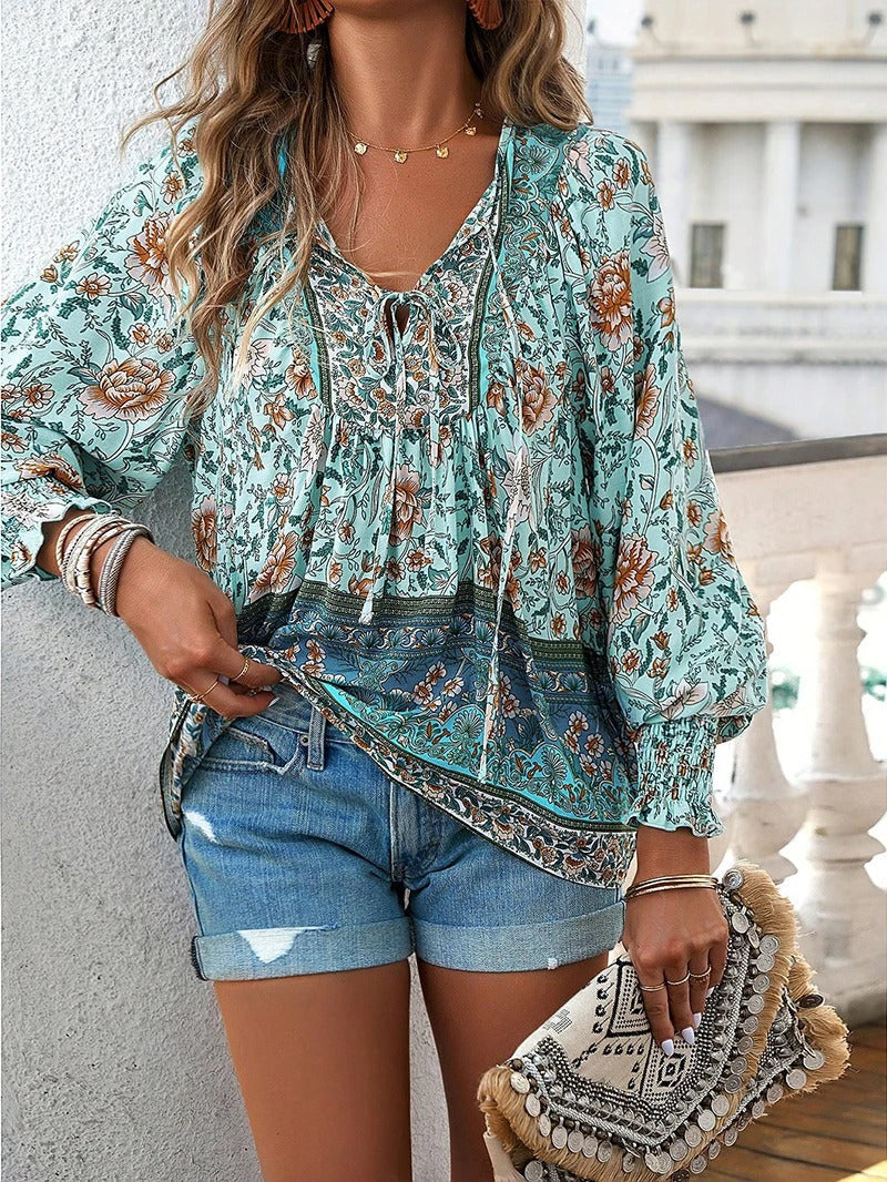 Helena – wild bloom summer top