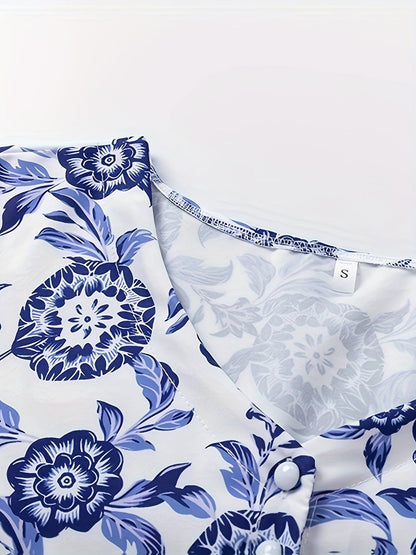 LUNA - ELEGANT FLORAL DRESS