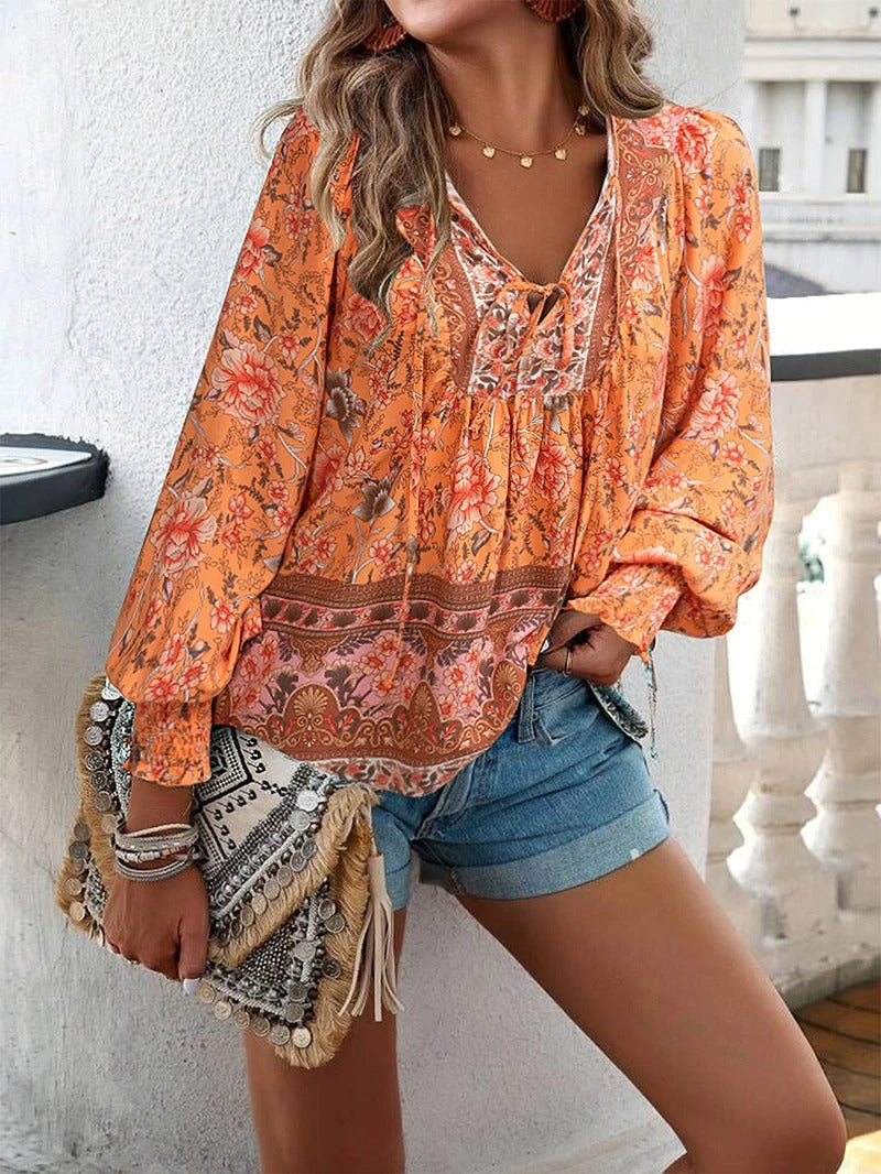Helena – wild bloom summer top