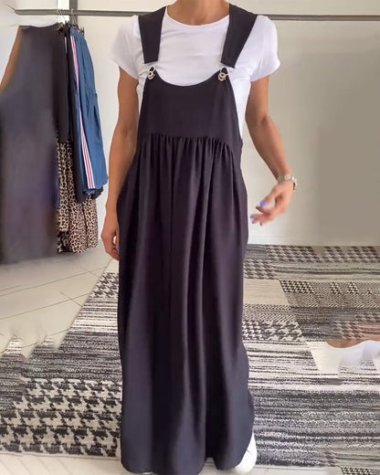 CAMILLE - FLUID DRESS WITHOUT SLEEVES