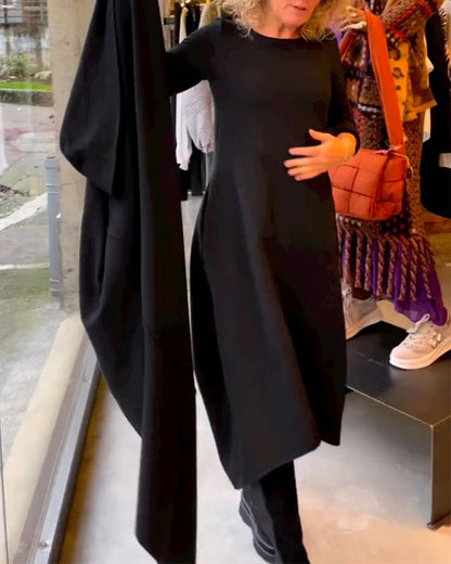 CLARA - ELEGANT MIDI DRESS WITH POCKETS