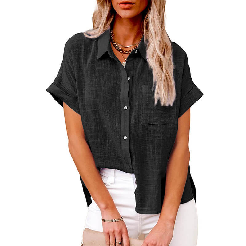 Adelene – ivory grace button blouse