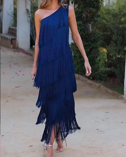 PRISCILLA - ELEGANT OFF-SHOULDER DRESS
