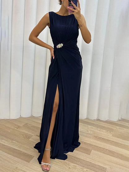 Serena- pleated elegance for moonlit evenings