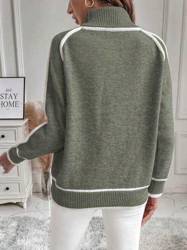 SUZANNE - ELEGANT AND WARM-LINED SWEATER