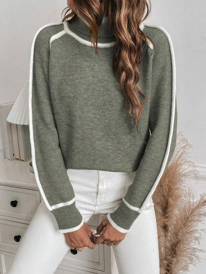 SUZANNE - ELEGANT AND WARM-LINED SWEATER