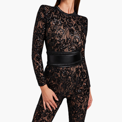 Celina – soft drape satin jumpsuit