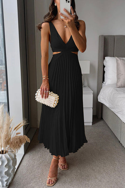 Zoe – dreamy drape maxi dress