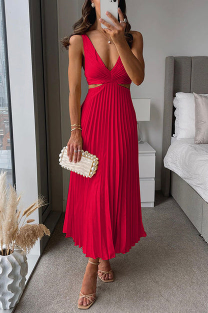 Zoe – dreamy drape maxi dress