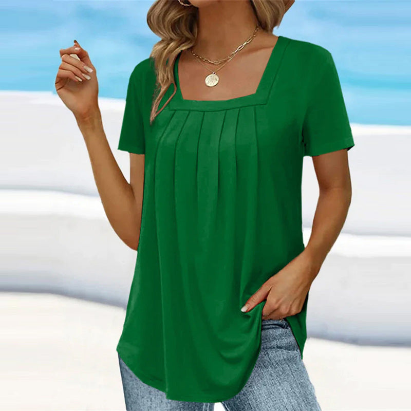 Mindy – soft grace pleated blouse