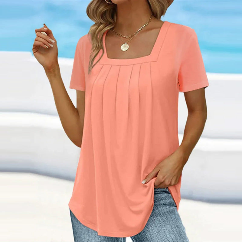 Mindy – soft grace pleated blouse