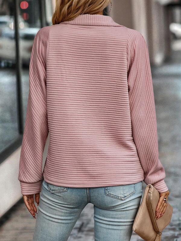 VIOLA - MEZZA ZIP SWEATER