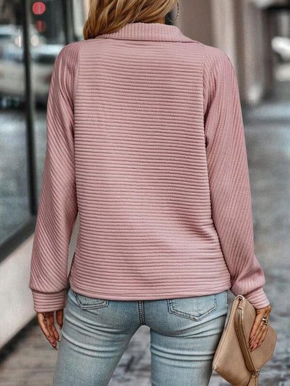 VIOLA - MEZZA ZIP SWEATER