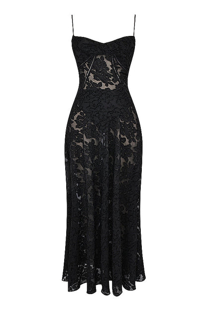 PAULETTE - LONG CORSET DRESS