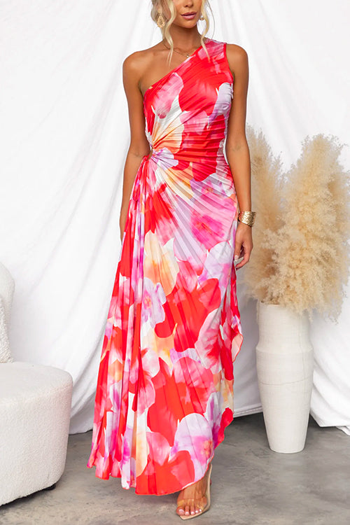 Katie – sunlit pleats summer dress