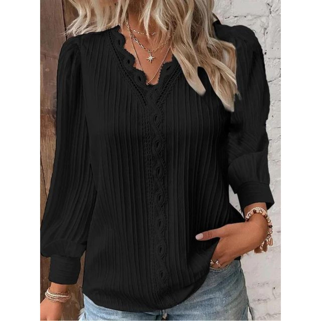 Camillia – timeless grace pintuck blouse