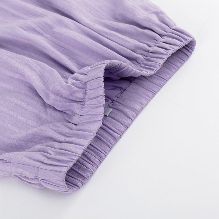 VIOLA - EFFORTLESSLY CHIC BUTTON-UP & SHORTS COMBO