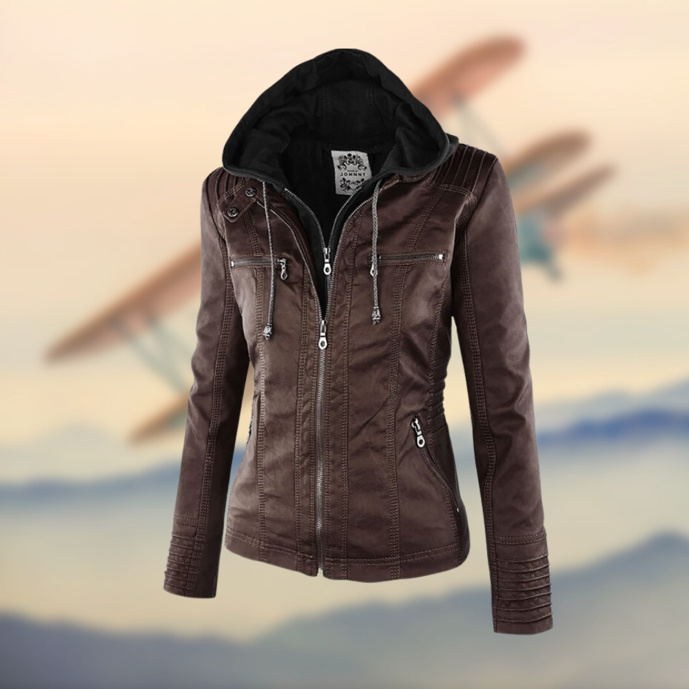 Karolina – luxe leather heritage jacket