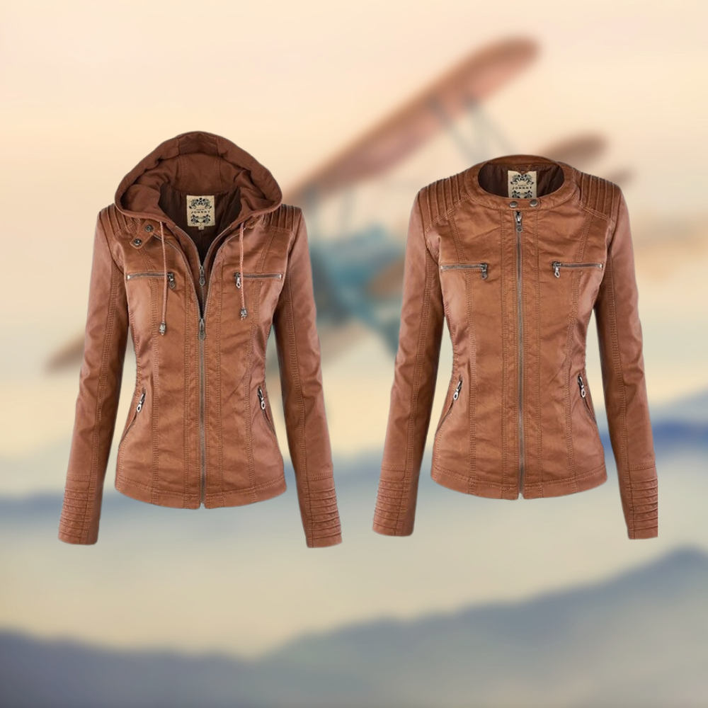 Karolina – luxe leather heritage jacket
