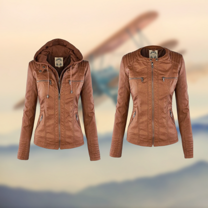 Karolina – luxe leather heritage jacket