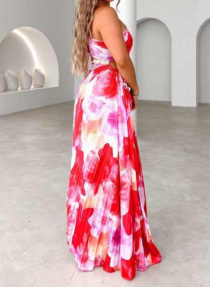 Katie – sunlit pleats summer dress