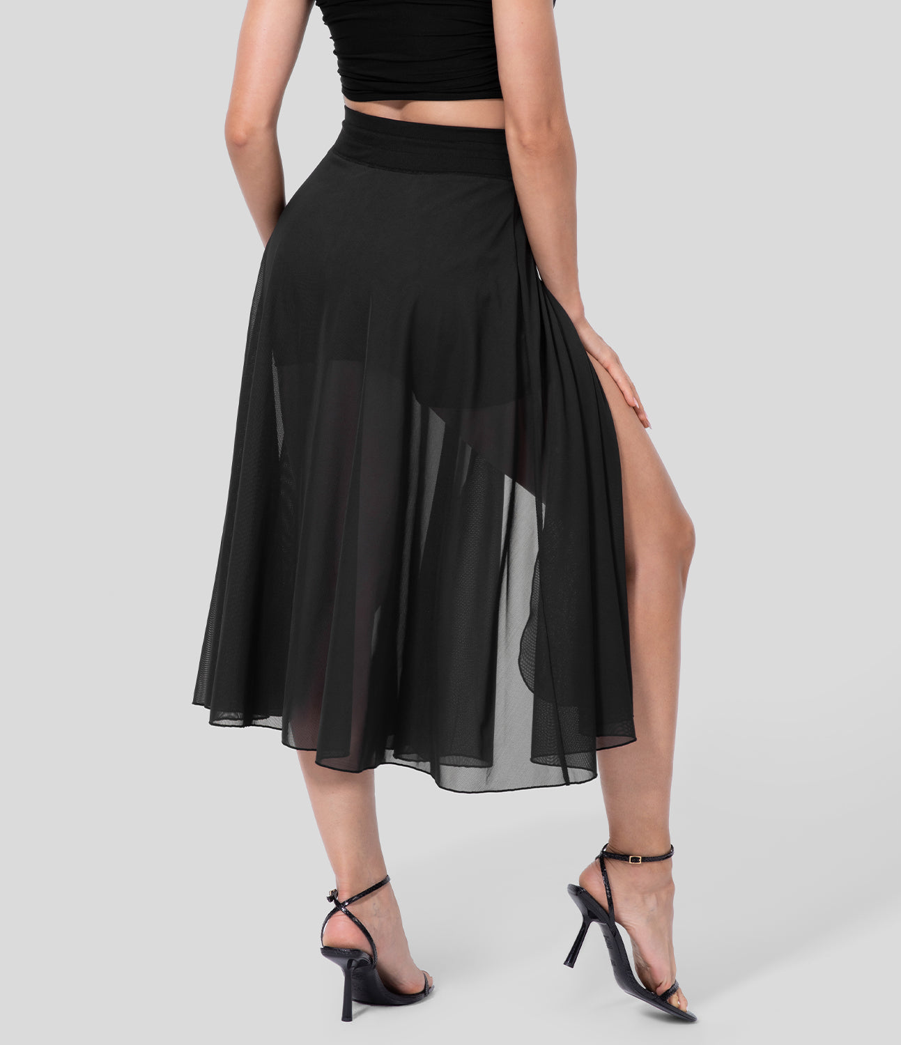 LIVAN - HIGH-WAISTED 2-IN-1 SKIRT