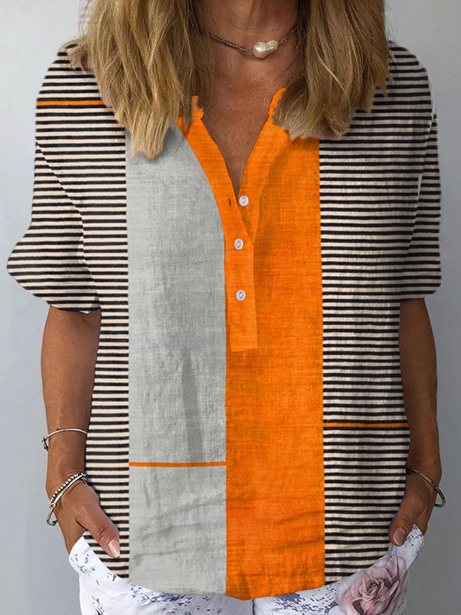 Vintage Boho Geometry – sunlit echoes cotton dress