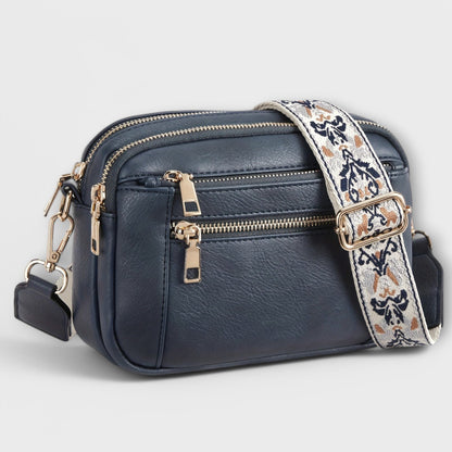 VEGAN -LEATHER CROSSBODY BAG