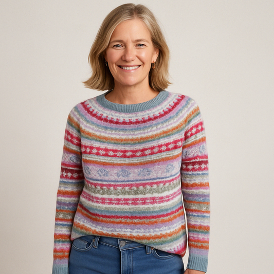 Colorful Vintage Sweater – Jessie Edition