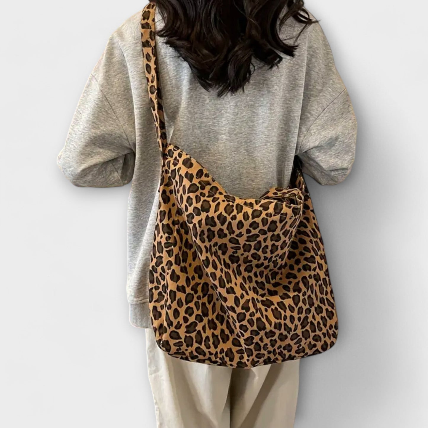 STYLISH LEOPARD -PRINT TOTE