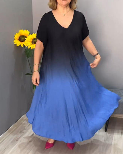 Joanna – soft pleats day dress