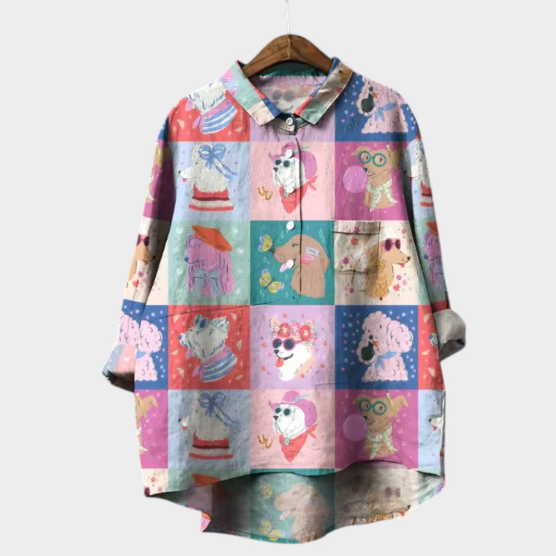 Marianella – whimsical charm oversized blouse