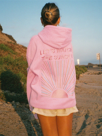 OPHELIA – EVENING BLISS HOODED SWEATSHIRT