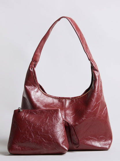 SCARLETT- DISTRESSED LEATHER TOTE
