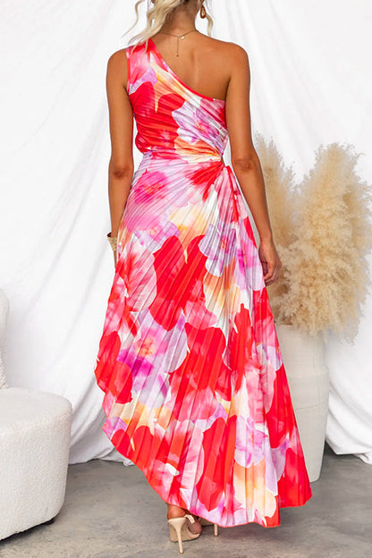 Katie – sunlit pleats summer dress