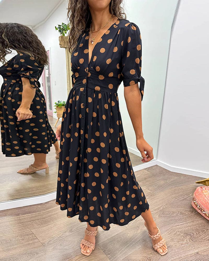 Annalie – quiet luxury midi dress