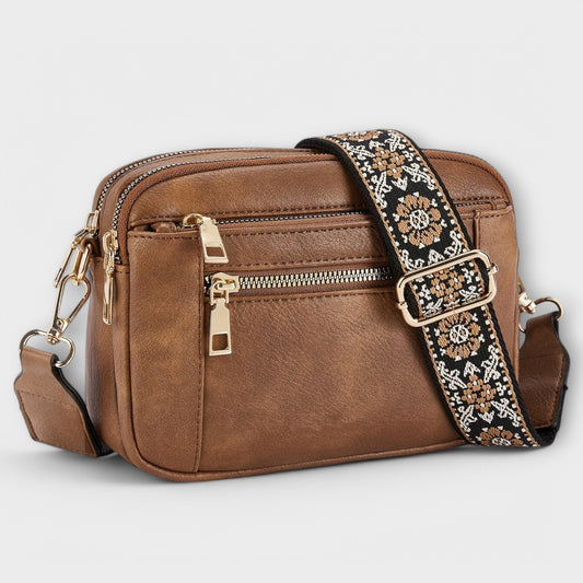 VEGAN -LEATHER CROSSBODY BAG