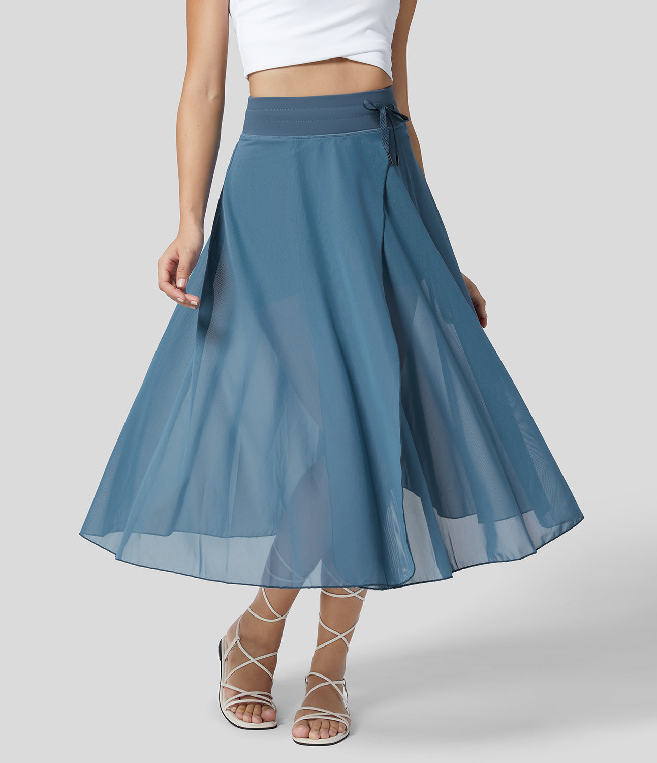 LIVAN - HIGH-WAISTED 2-IN-1 SKIRT