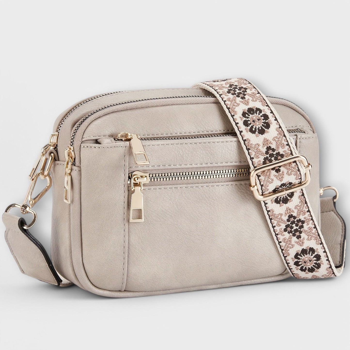 VEGAN -LEATHER CROSSBODY BAG