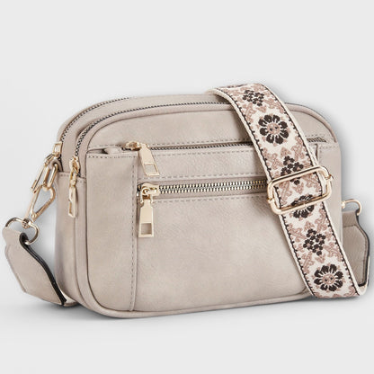 VEGAN -LEATHER CROSSBODY BAG