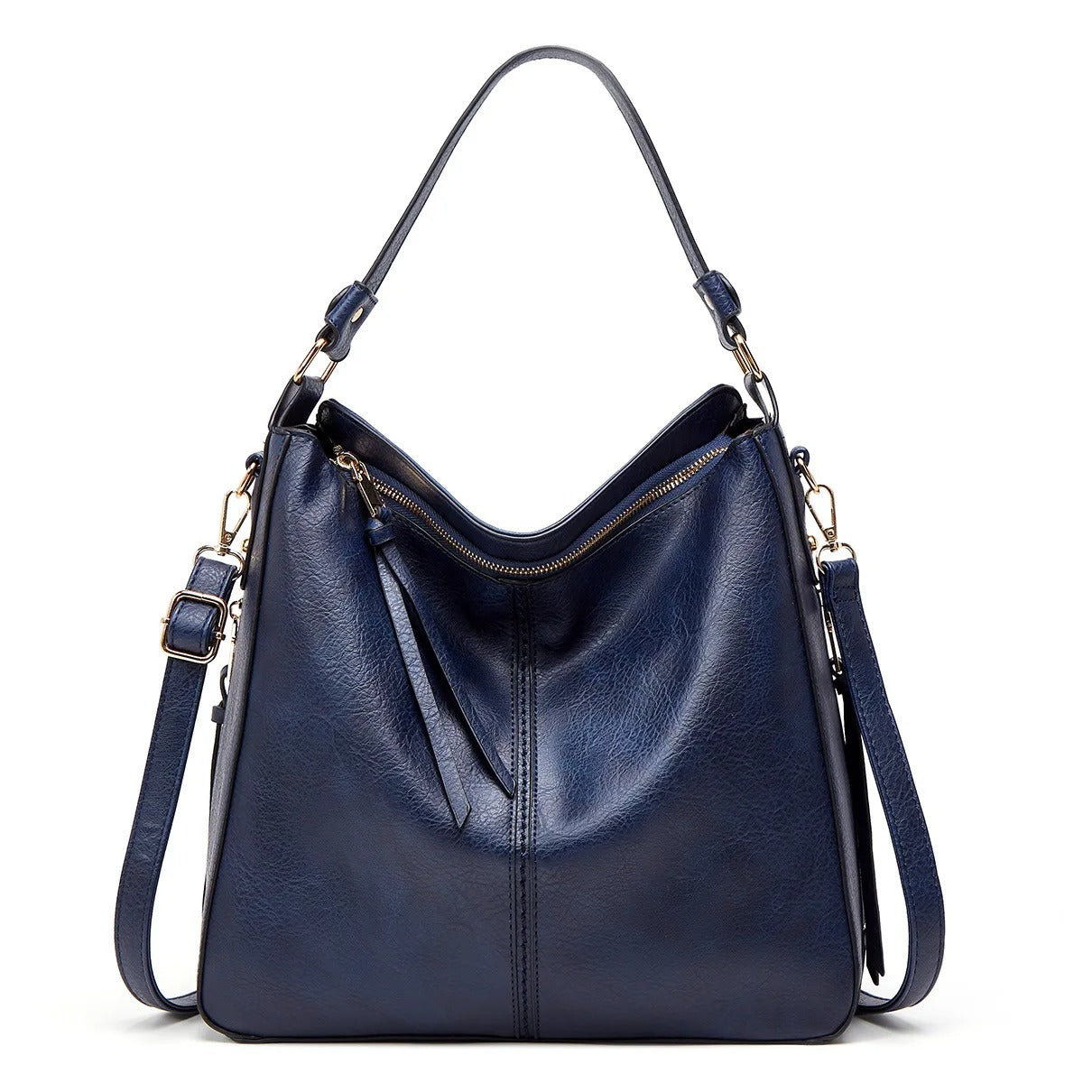 SANNE – DESIGN SHOULDER BAG IN SOFT LEATHER