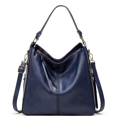 SANNE – DESIGN SHOULDER BAG IN SOFT LEATHER