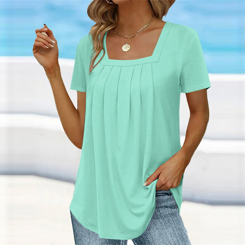 Mindy – soft grace pleated blouse