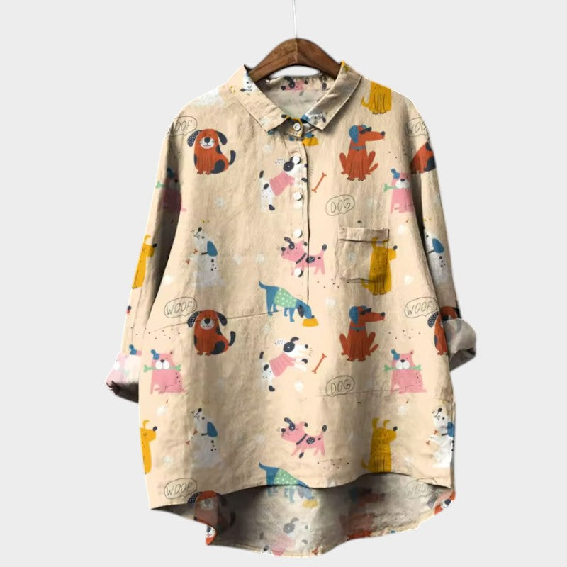 Marianella – whimsical charm oversized blouse
