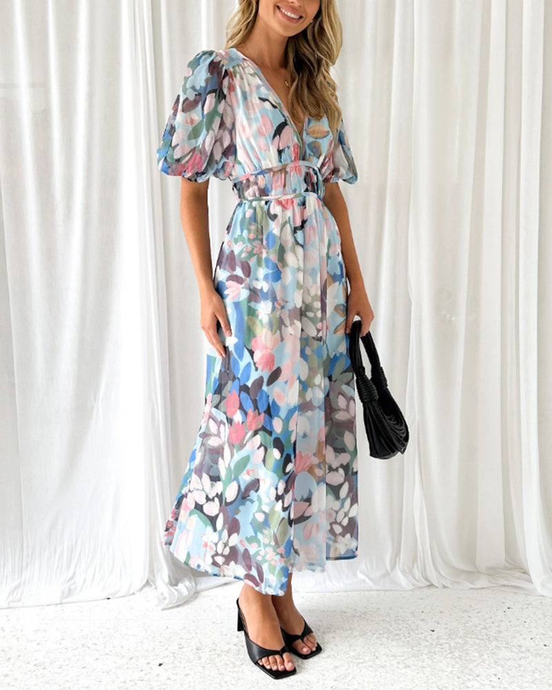 ELVIRA - BOHO LONG DRESS